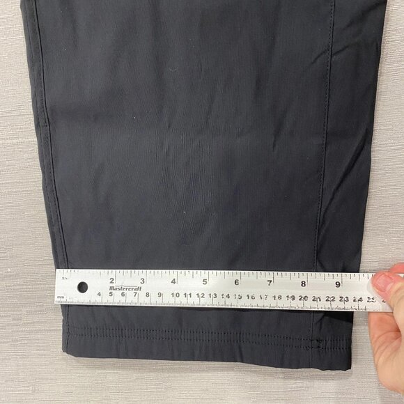 Eddie Bauer Fleece Lined Tech Pants Mens 40 x 32 Black Water Repellent Insulated - Picture 10 of 12
